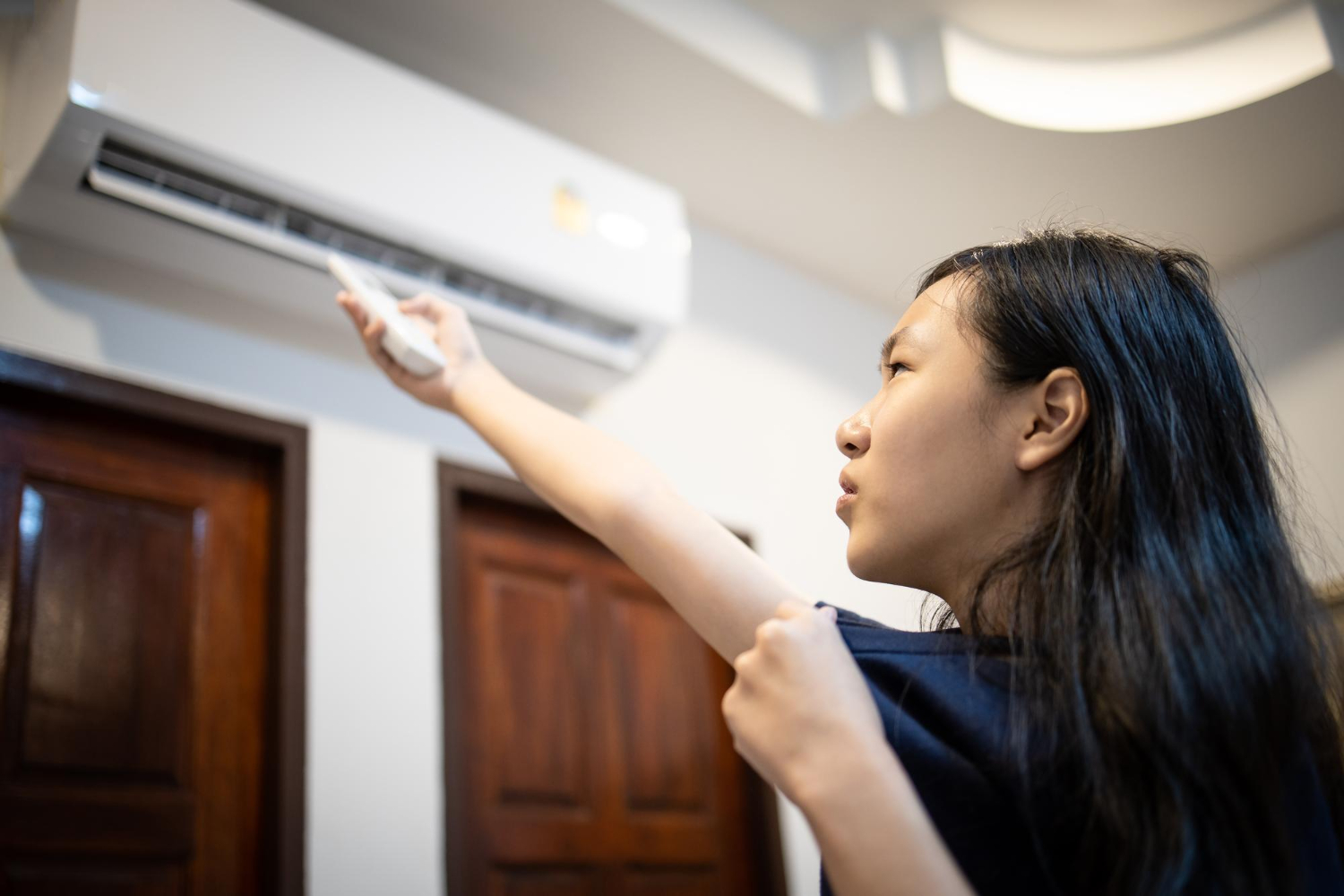 AC warm air